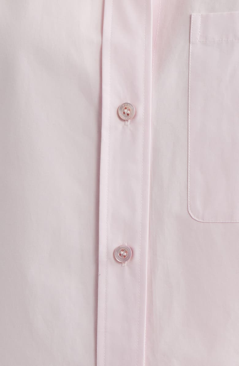 FRAME The Boy Linen Button-Up Shirt, Alternate, color, Bubble Gum