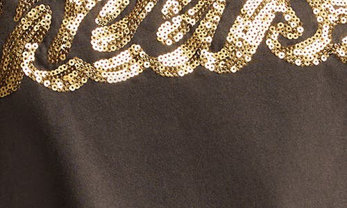 LUCKY BRAND LUCKY BRAND SEQUIN CHEERS CLASSIC T-SHIRT 