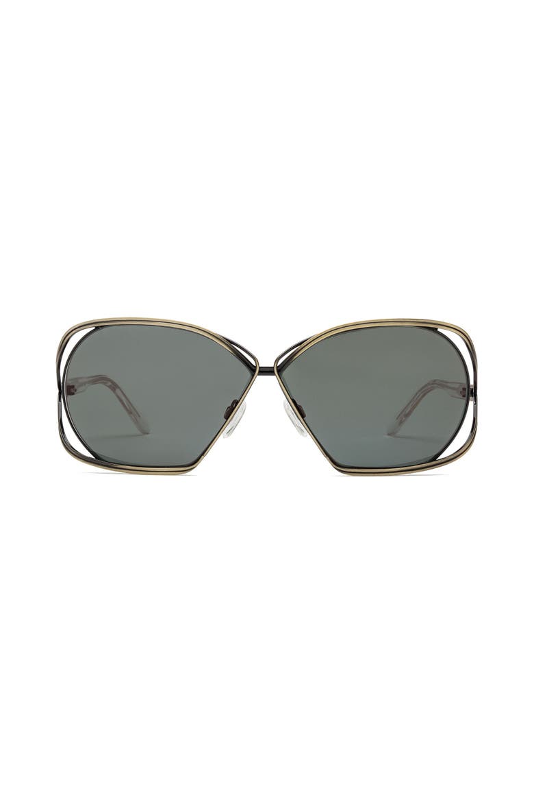 Birdcage | Polarized Sunglasses, Alternate, color, Polished Rose Gold