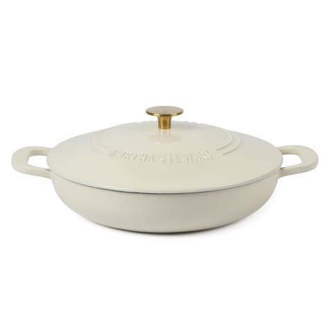 Gatwick 3.5-Quart Enameled Cast Iron Dutch Oven Braiser with Lid