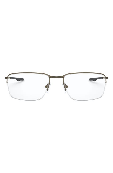 Wingman 56mm Semi Rimless Rectangular Optical Glasses