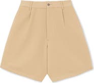 Fortela Jillian Cotton Bermuda with Pleats