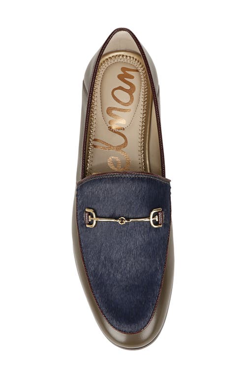 Shop Sam Edelman Loraine Bit Loafer In Hudson Navy/olive/burgundy