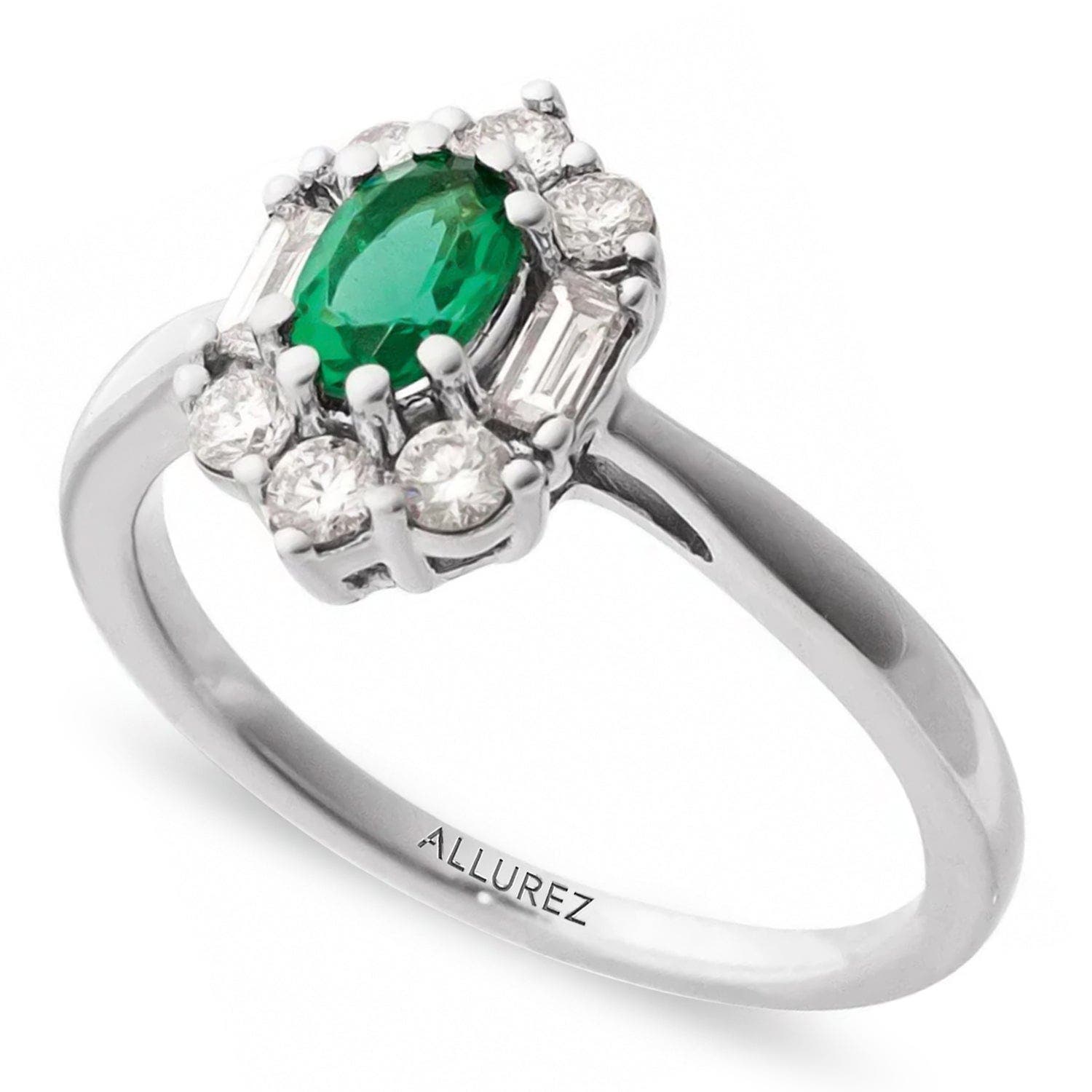 selected Emerald/White Gold