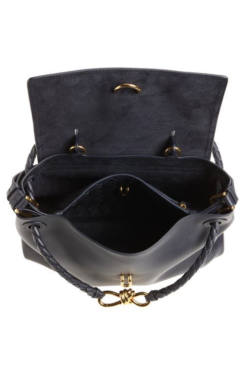 Bottega Veneta Ciao Ciao Knot Detail Leather Top Handle Bag