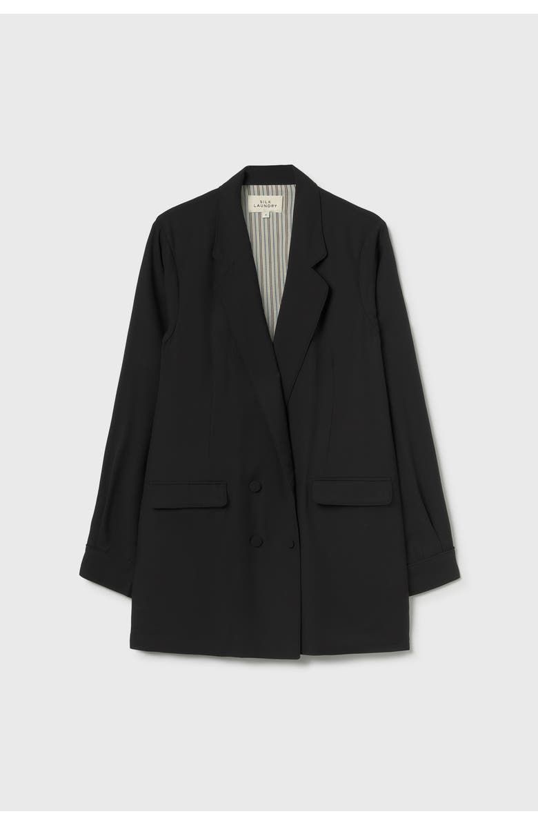 SILK LAUNDRY Relaxed Blazer, Main, color,