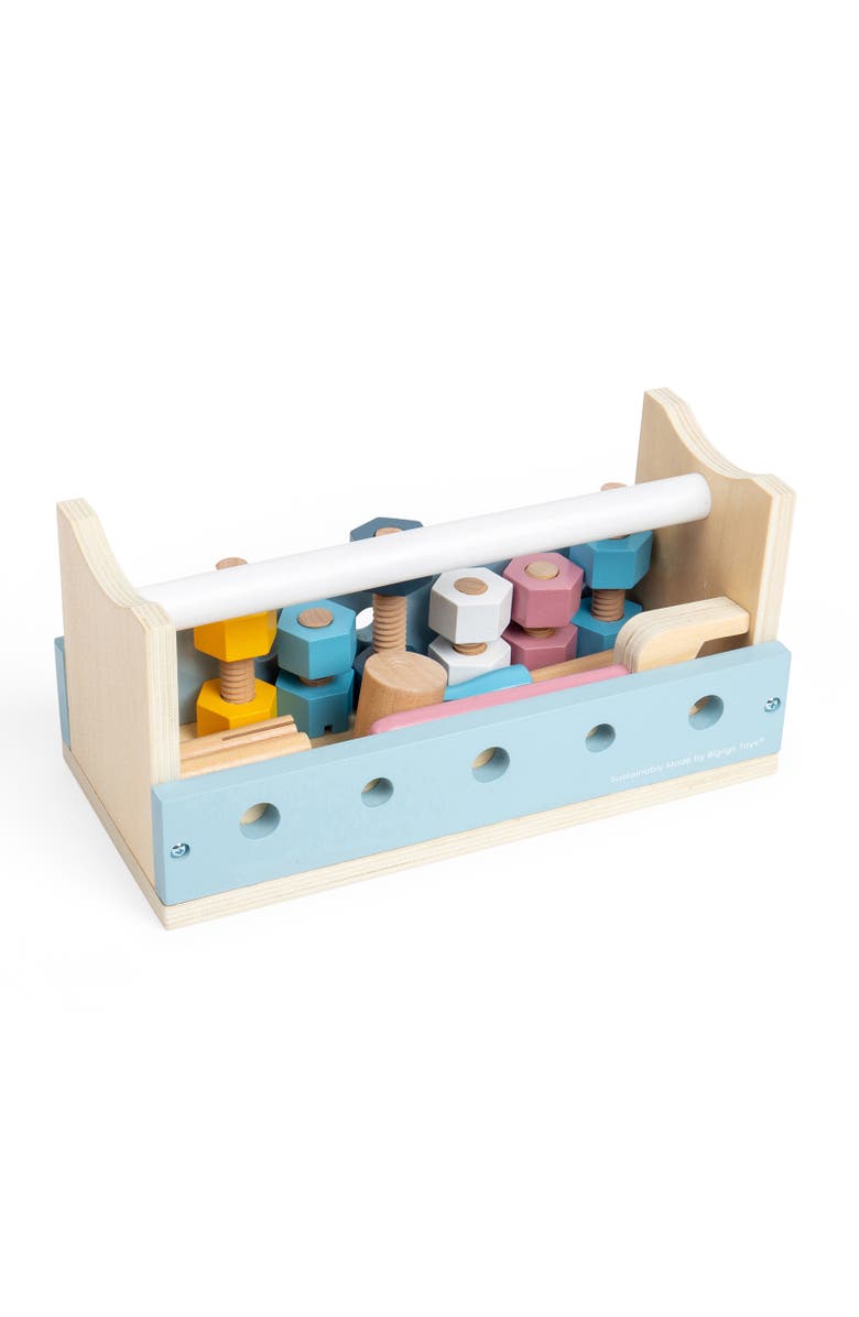Bigjigs Toys FSC<sup>®</sup> Certified Activity Work Bench, Alternate, color, Multicoloured