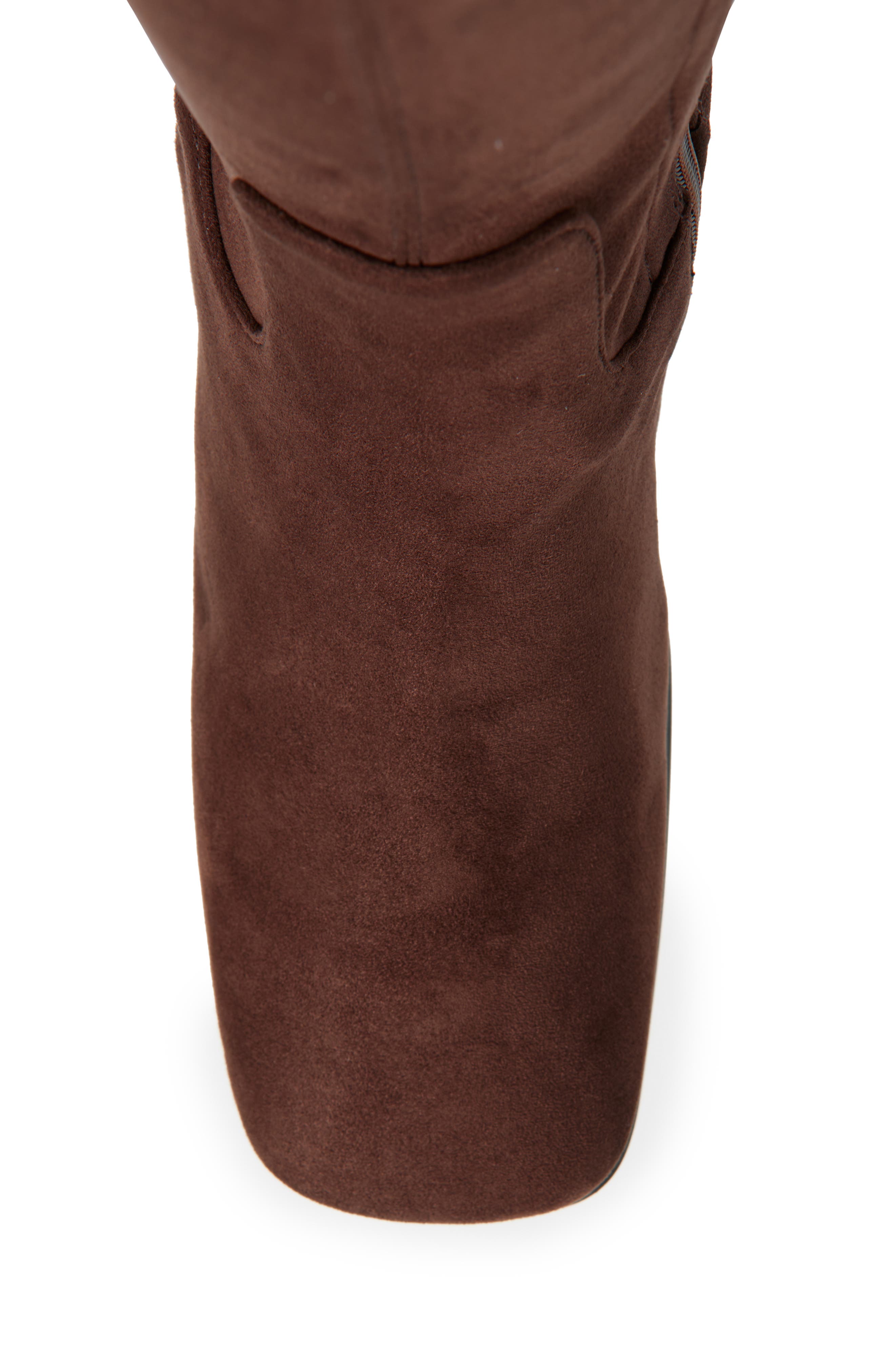 Jeffrey Campbell Hotlava Knee High Boot, Alternate, color, Dark Brown Suede