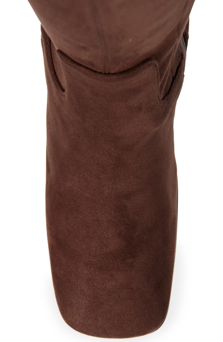 Jeffrey Campbell Hotlava Knee High Boot, Alternate, color, Dark Brown Suede