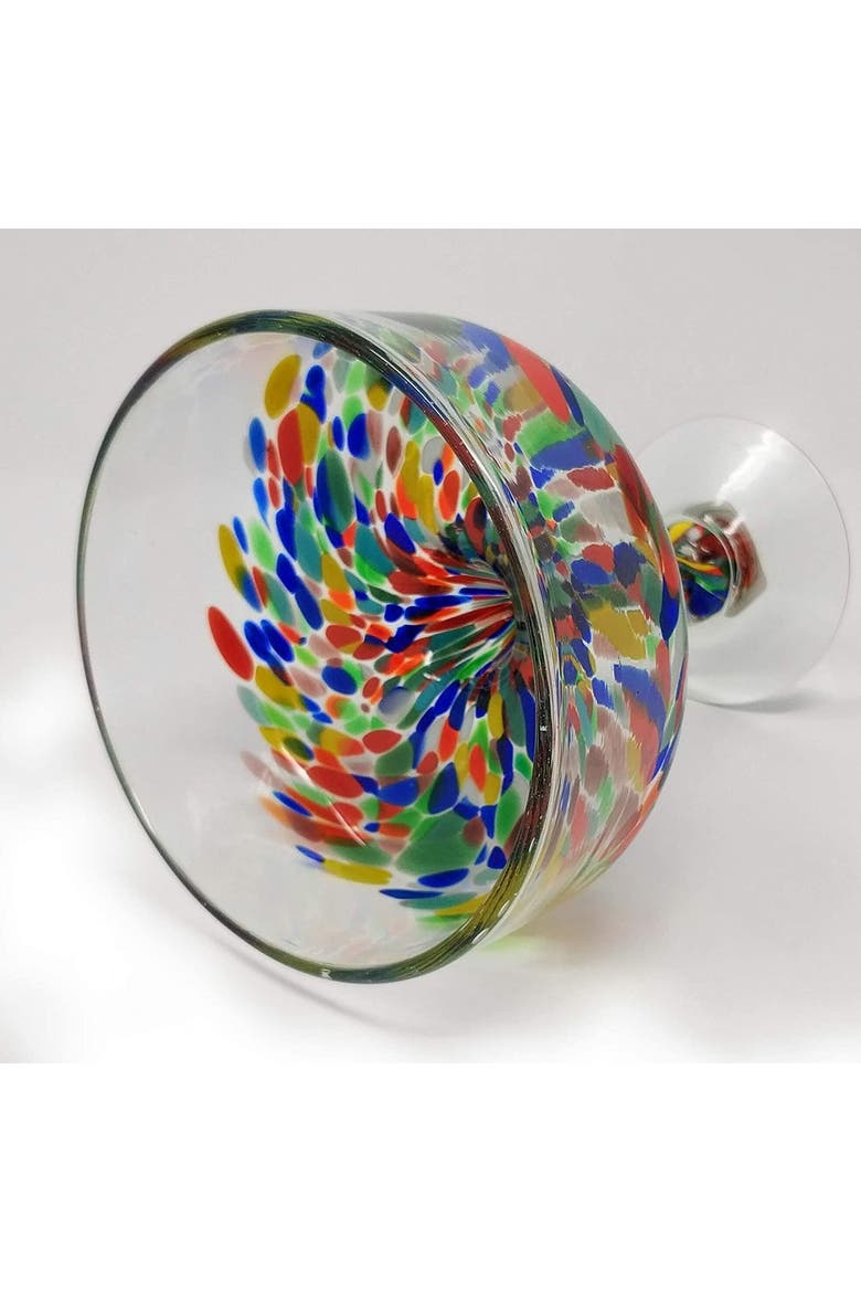 Confetti Carmen Design Margarita Glasses - Set of 4, Alternate, color, Confetti