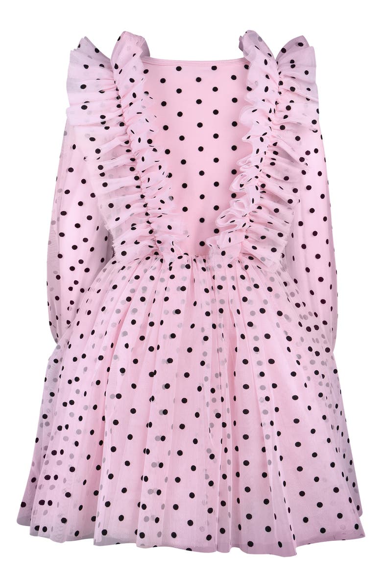 Rock Your Kid Kids' Long Sleeve Tulle Dress, Alternate, color, Soft Pink