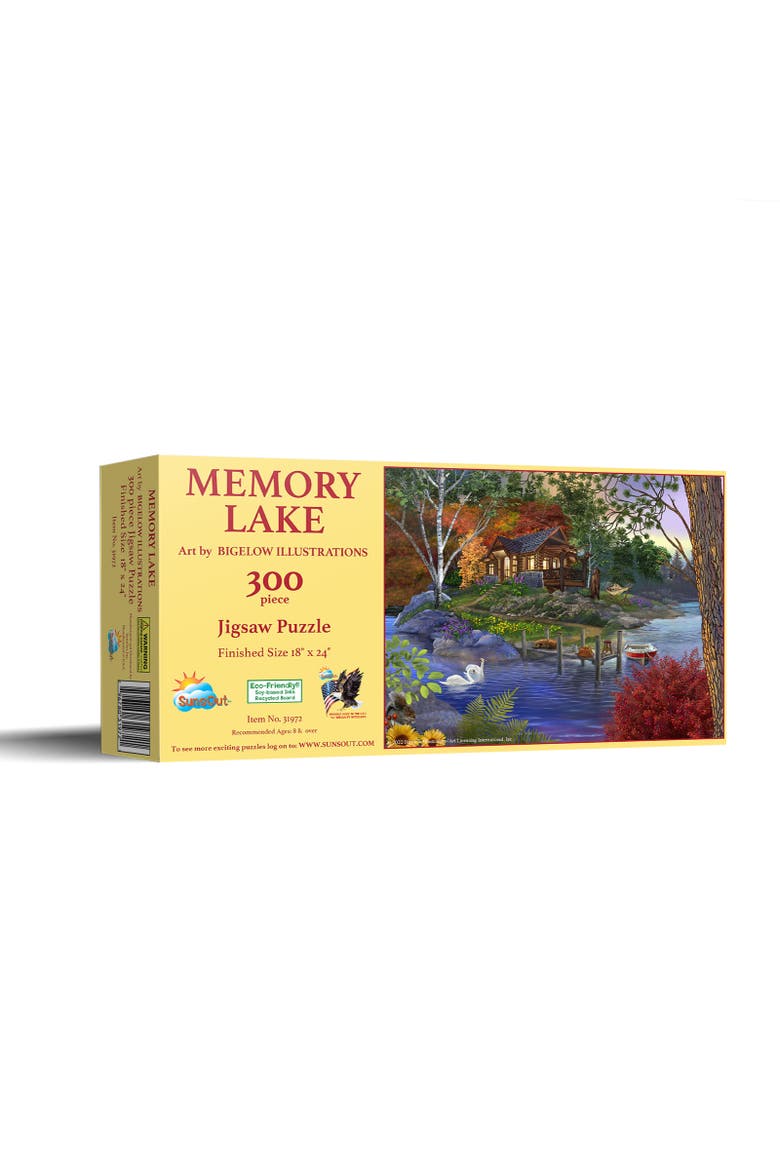 Memory Lake 300 piece Jigsaw Puzzle for Adults, Main, color, Multicolor