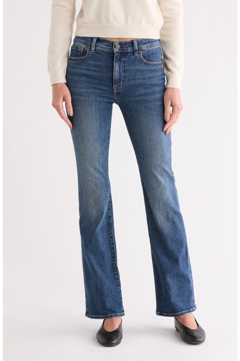 Kickout Flare Leg Jeans, Main, color, GRACELYN WASH