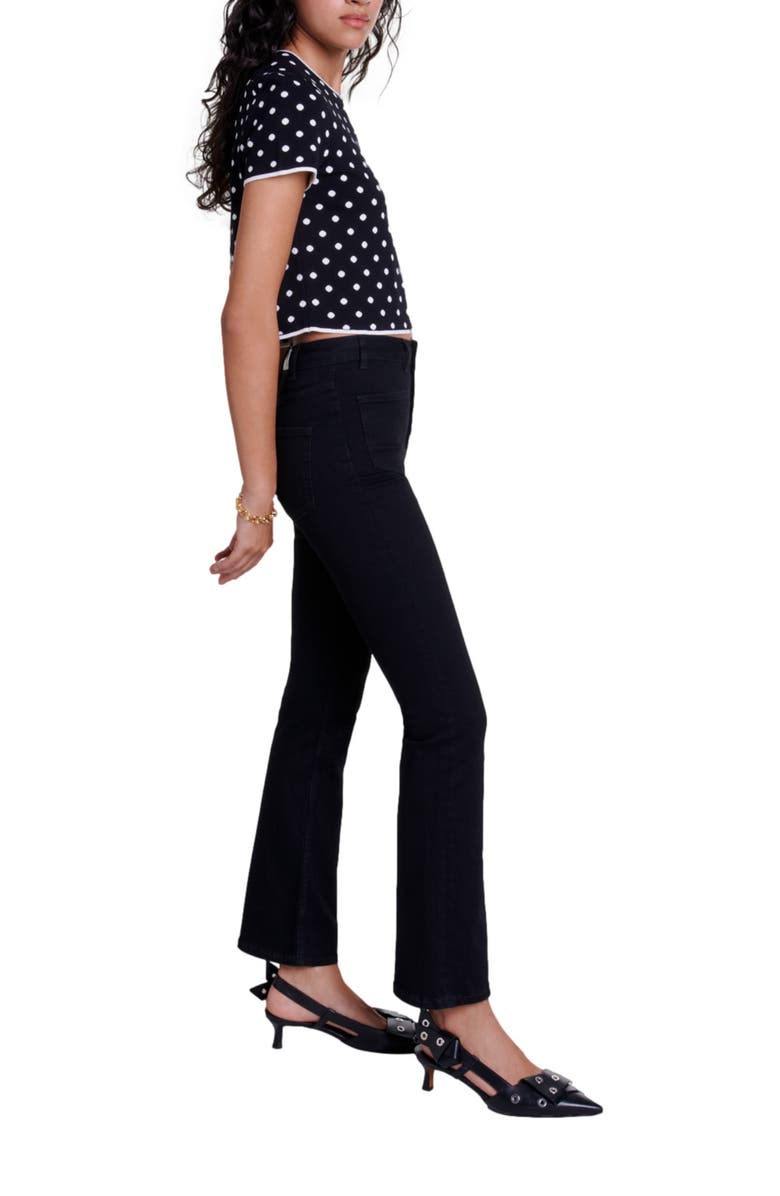 maje Fancy knit top, Alternate, color, 