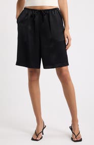 Reformation Sandy Satin Shorts