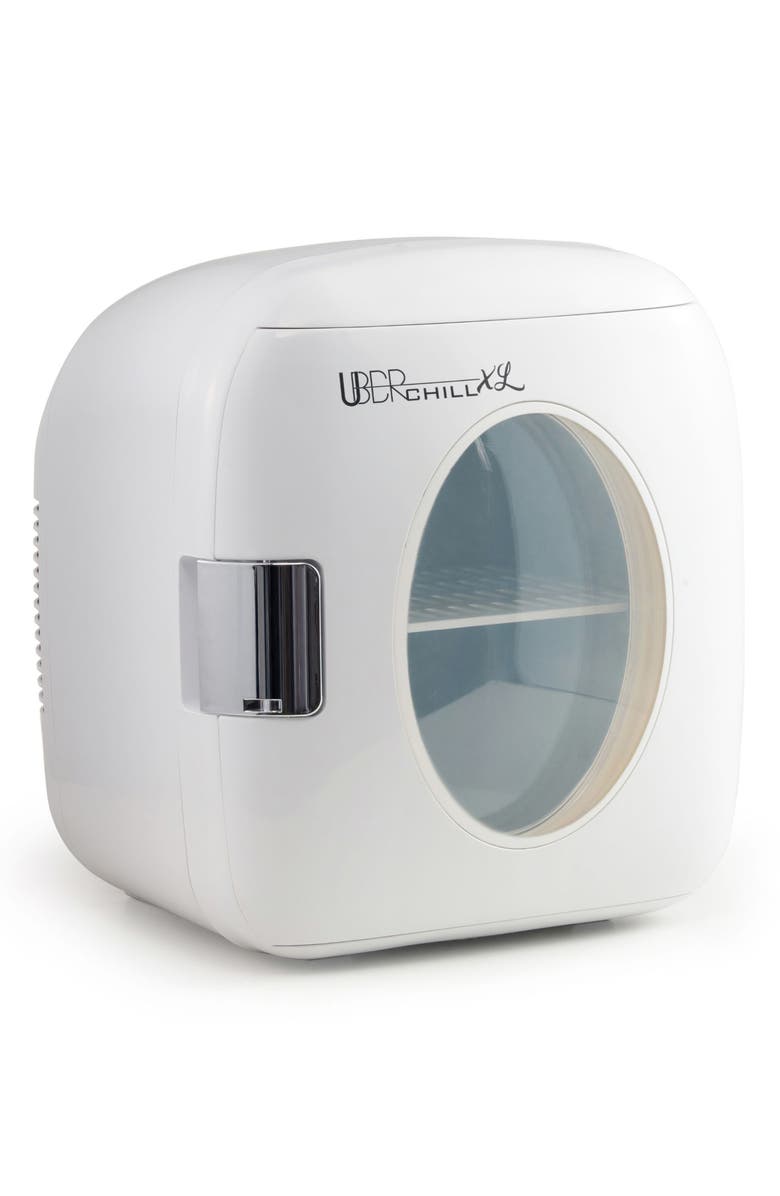 UBER APPLIANCE Chill XL Personal Portable Mini Fridge - Matte Black, Main, color, White