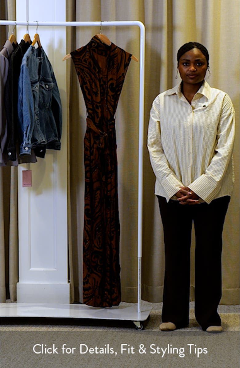 Paisley Sleeveless Jumpsuit, sales video thumbnail