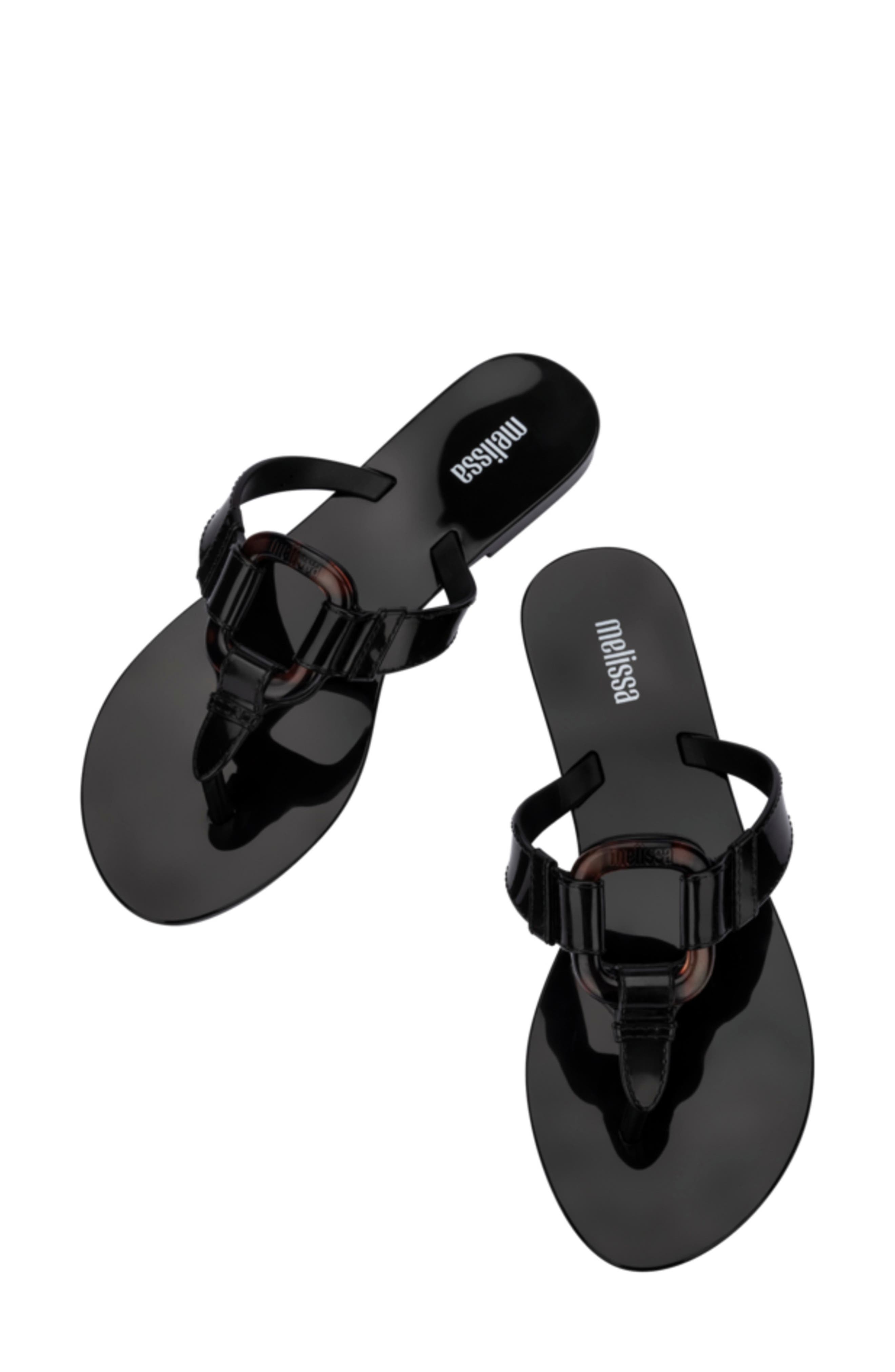 Melissa Olivia Sandal, Alternate, color, Black