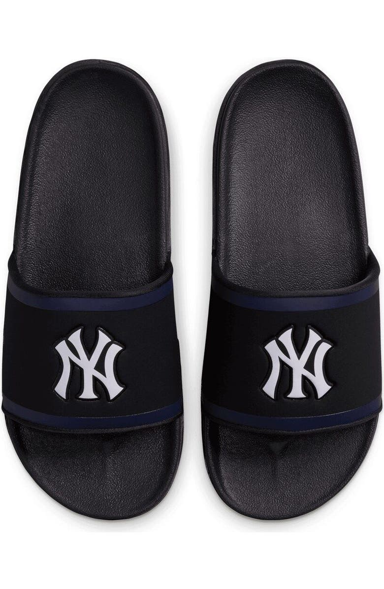 Nike New York Yankees Off-Court Wordmark Slide Sandals, Main, color,
