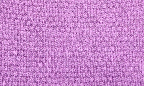 Portolano Popcorn Stitch Slouchy Beanie In Purple
