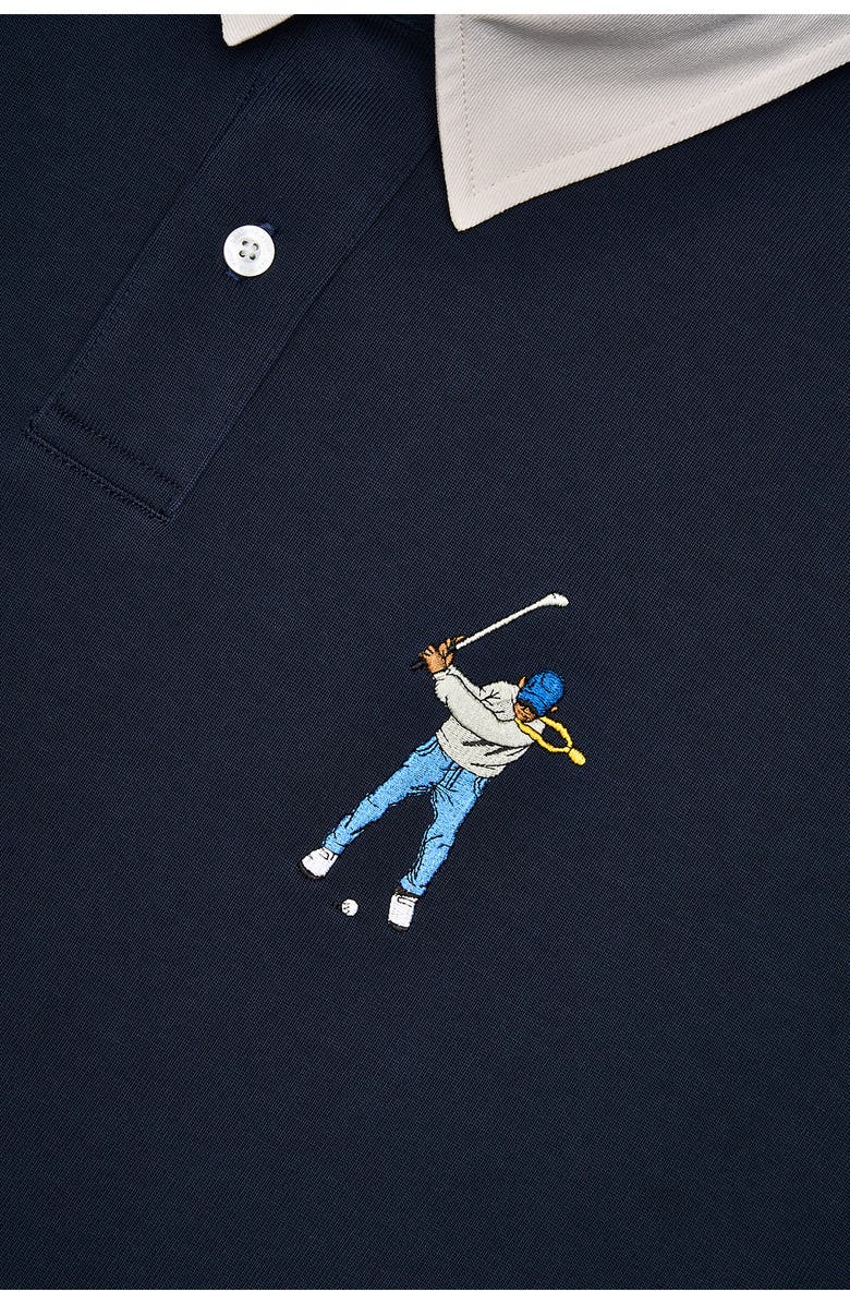 Eastside Golf Short Sleeve Rugby Shirt, Alternate, color, 