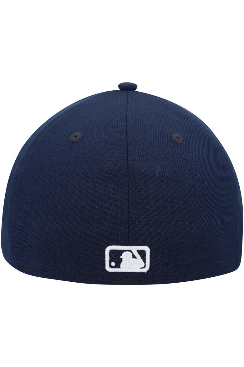 Men's New Era Navy Colorado Rockies Oceanside Low Profile 59FIFTY Fitted Hat, Alternate, color, Navy