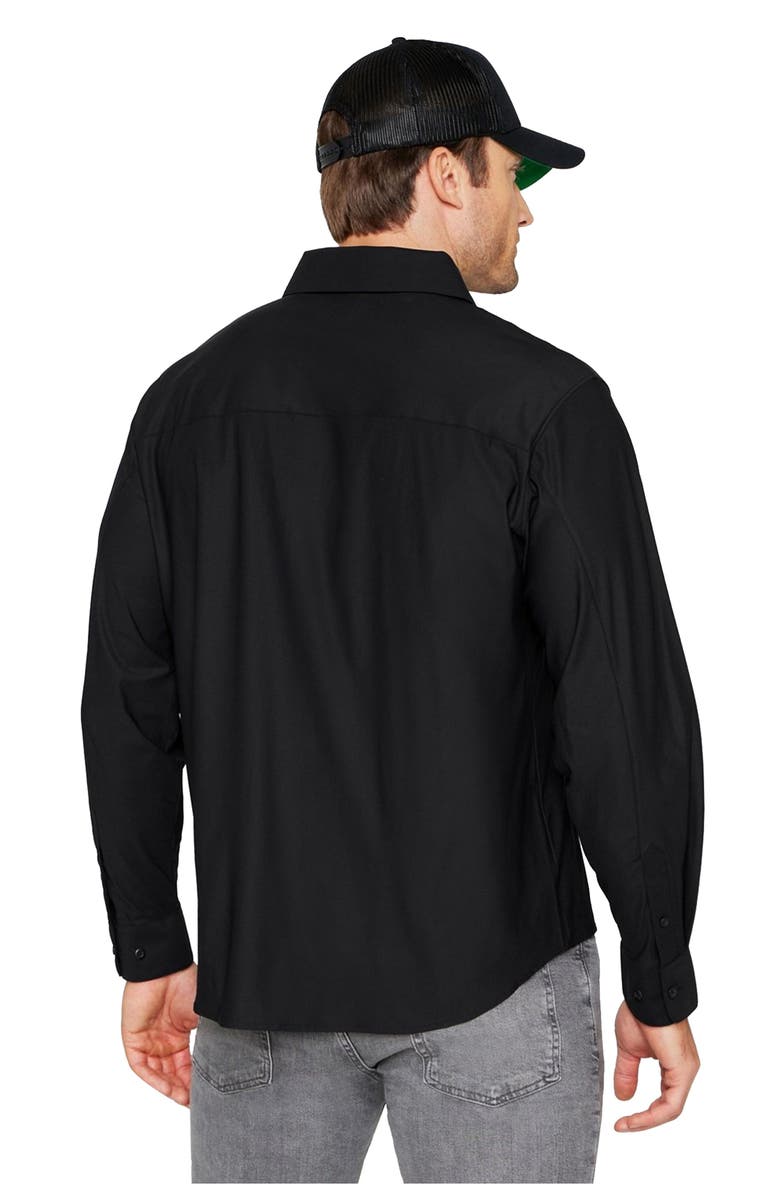 Fabletics Men's The Don Long Sleeve Button Up, Alternate, color, Black