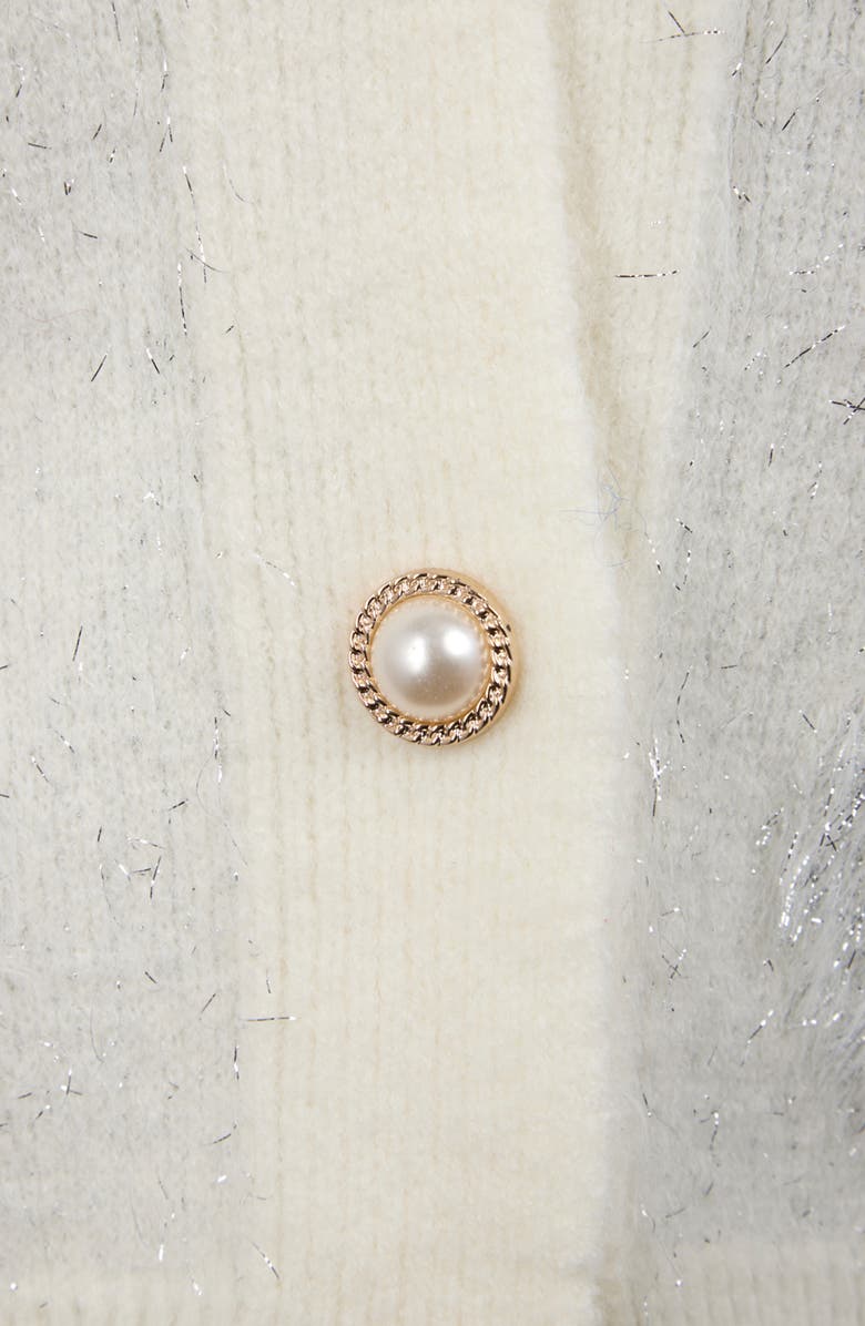 SAACHI Heart Eyelash Cardigan, Alternate, color, Pastel Purple