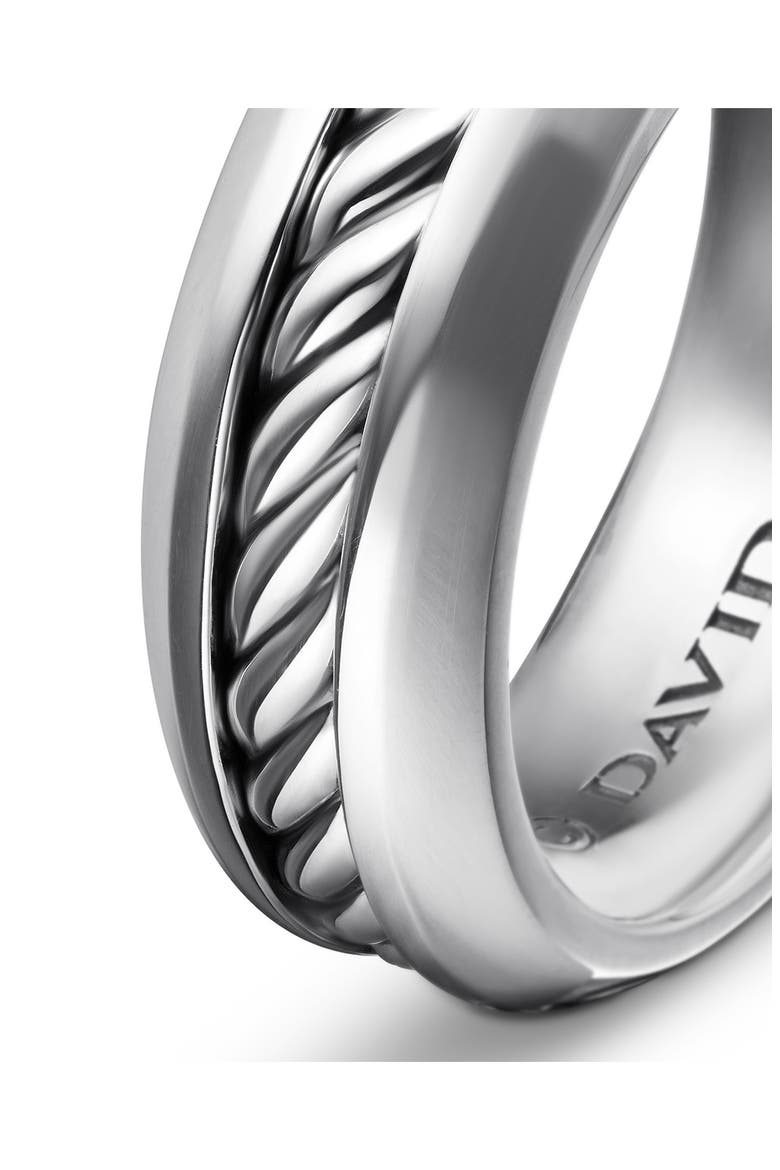Classic Cable Band Ring, Alternate, color, SILVER