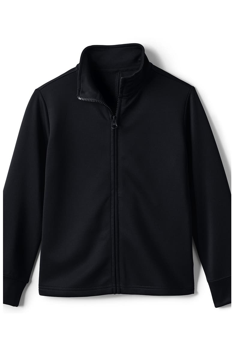 Kids Active Performance Full Zip Jacket, Main, color, Black