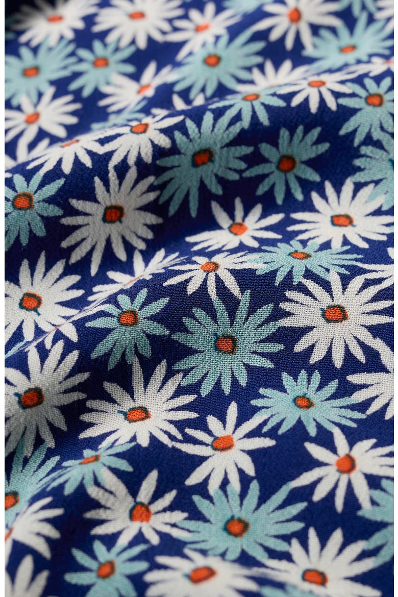 Willow Patch Print Shirt, Alternate, color, SCREENPRINT DAISY MARINE