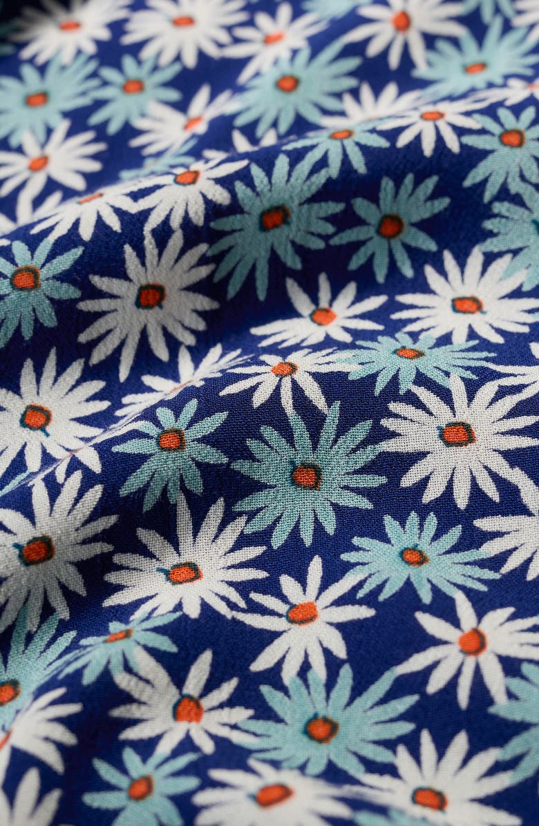 Seasalt Cornwall Willow Patch Print Shirt, Alternate, color, Screenprint Daisy Marine