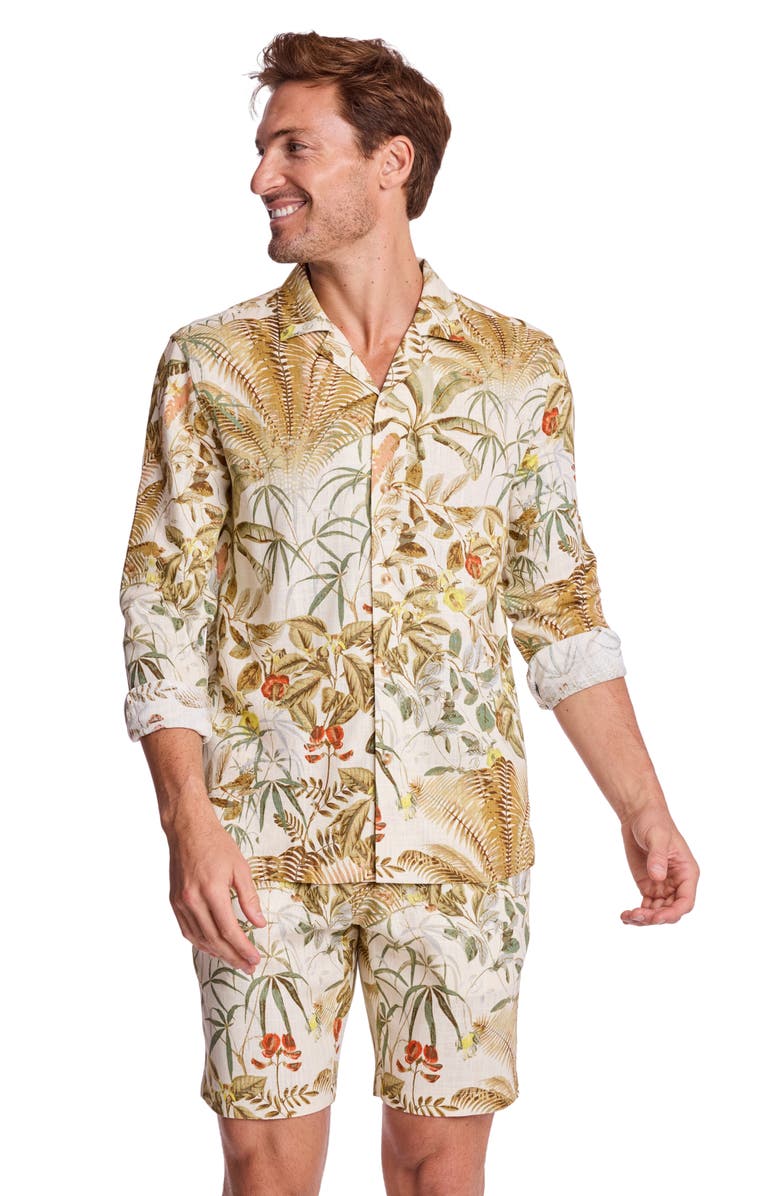 PAISLEY & GRAY Felix Slim Fit Shorts, Alternate, color, Palm Springs