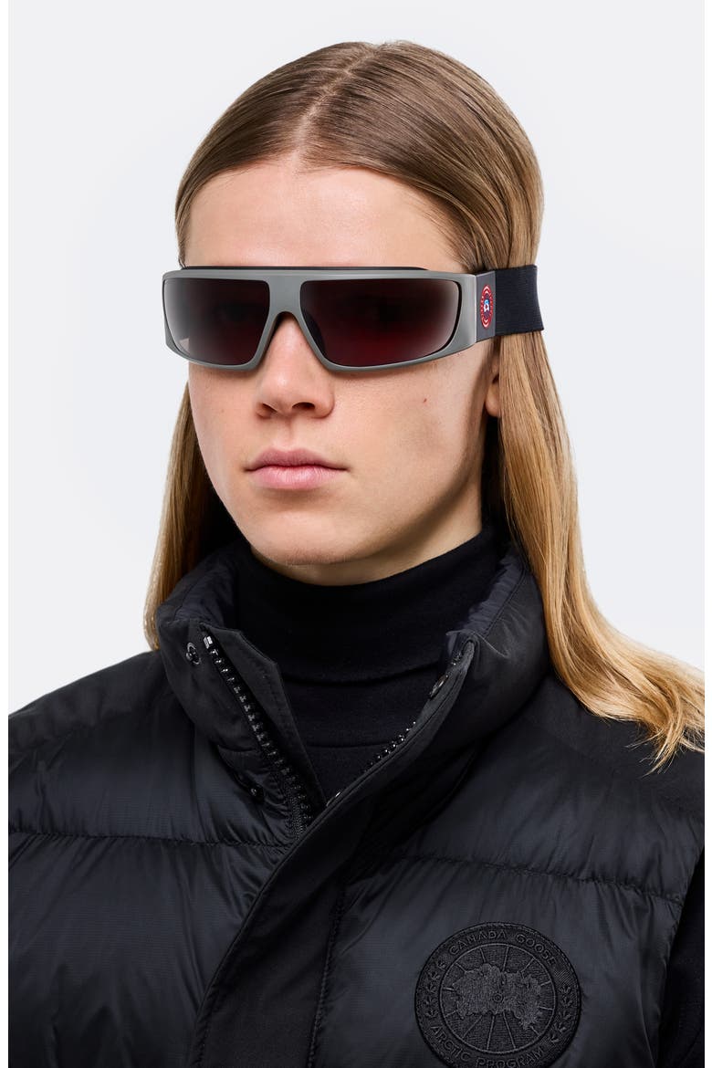 Hero 76mm Mask Sunglasses, Alternate, color, MATTE DARK SAGE