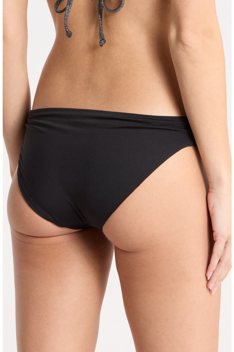 Bali Triangle Bikini Top, Alternate, color, SPARKLE BLACK