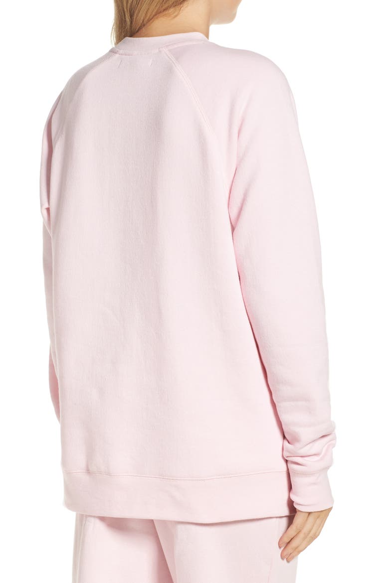 Blonde Crewneck Sweatshirt, Alternate, color, PINK