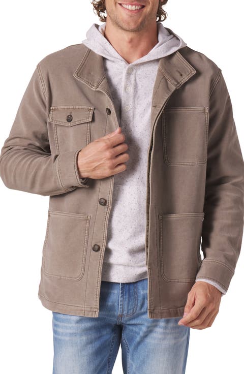 Comfort Terry Cloth Chore Coat