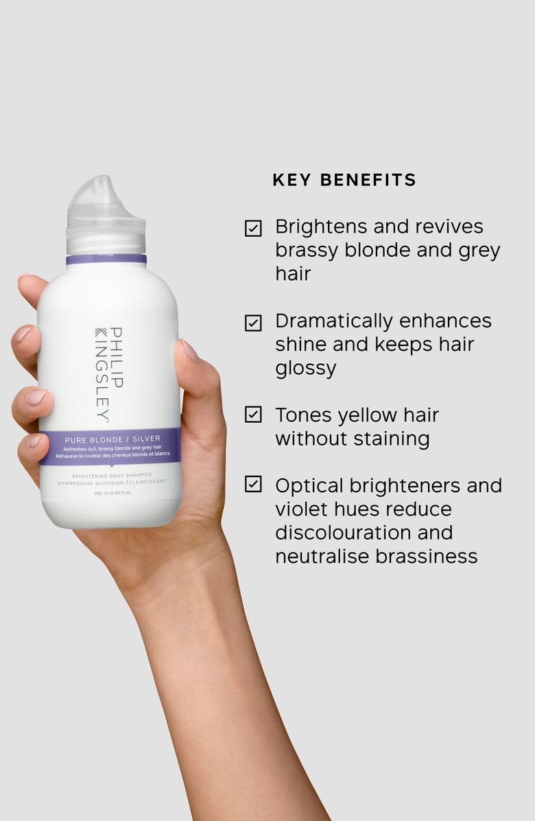 Philip Kingsley Pure Blonde Silver Brightening Daily Shampoo, Alternate, color, 