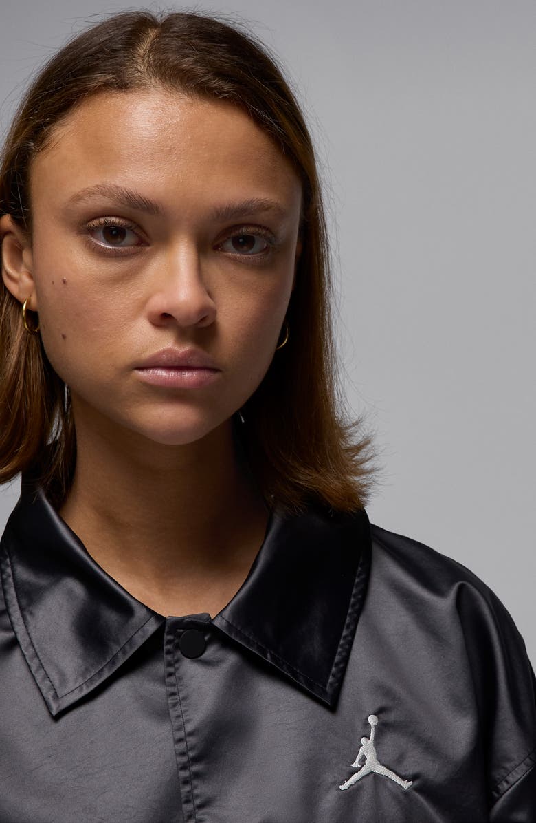 Jordan 40th Anniversary Water Repellent Satin Coach's Jacket, Alternate, color, 