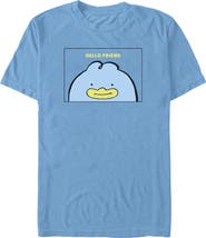KPop Demon Hunters Men's KPop Demon Hunters Hello Friend Duck Graphic T-Shirt