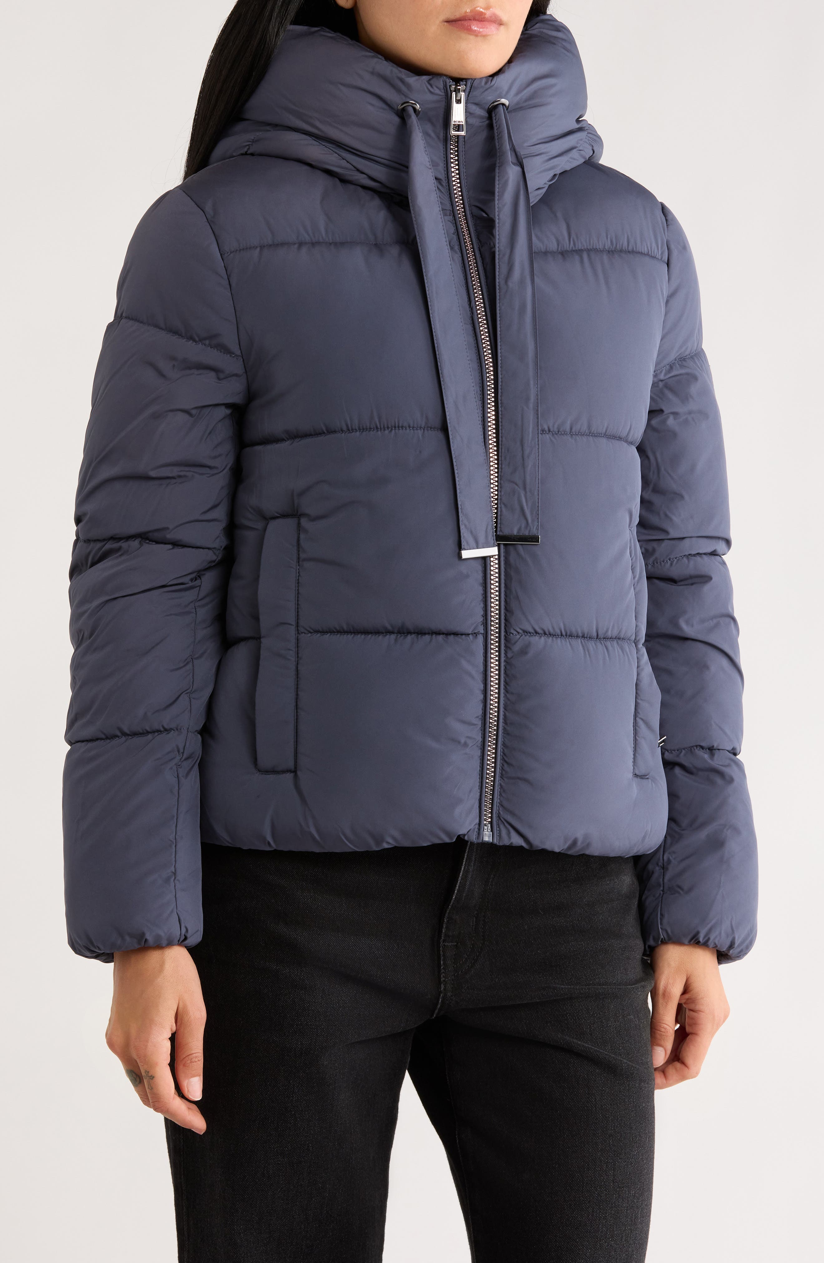 BCBGeneration Cloud Hooded Puffer Jacket