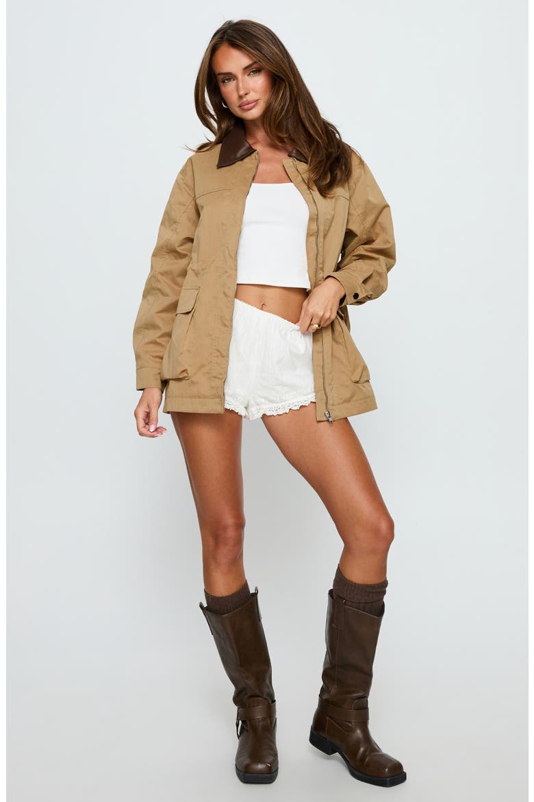 Philette Oversized Utility Jacket, Alternate, color, CAMEL