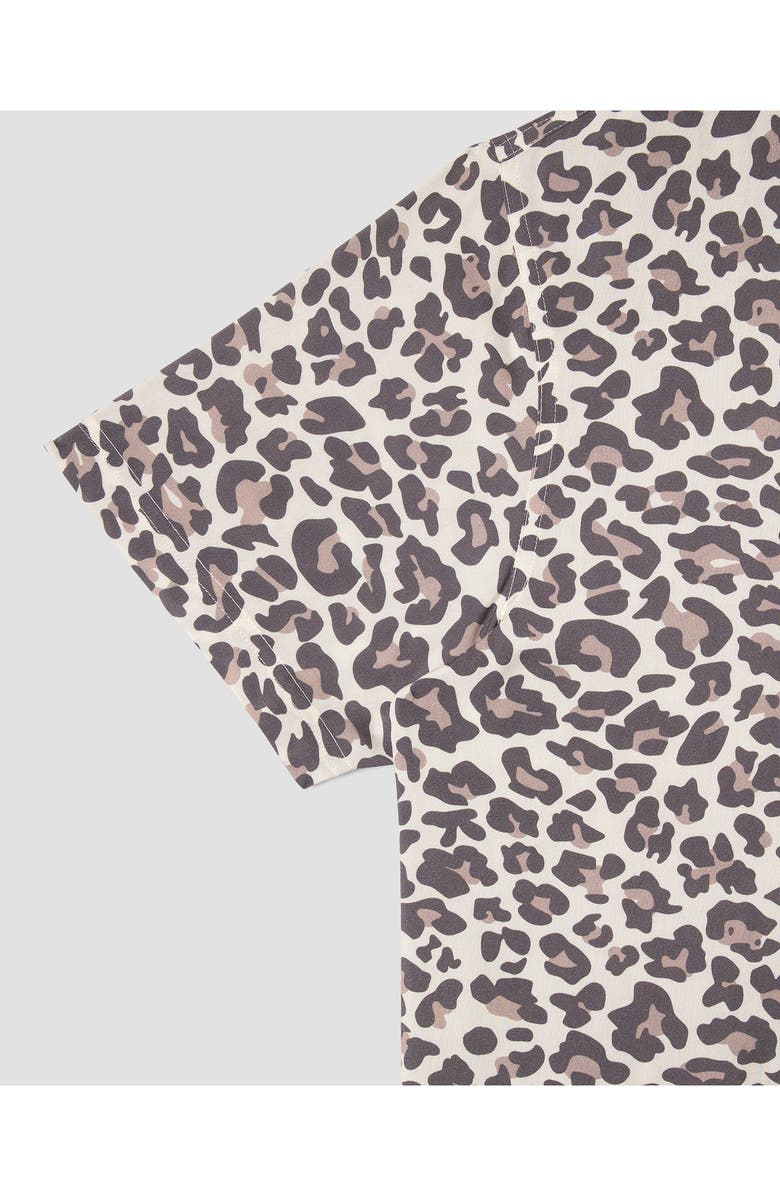 STAN RAY Tour Leopard Print Camp Shirt, Alternate, color, Leopard Camo