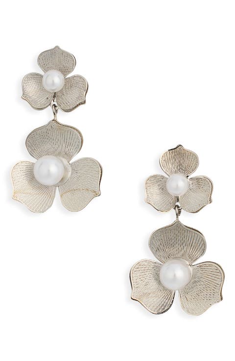Sabina Flower Statement Earrings