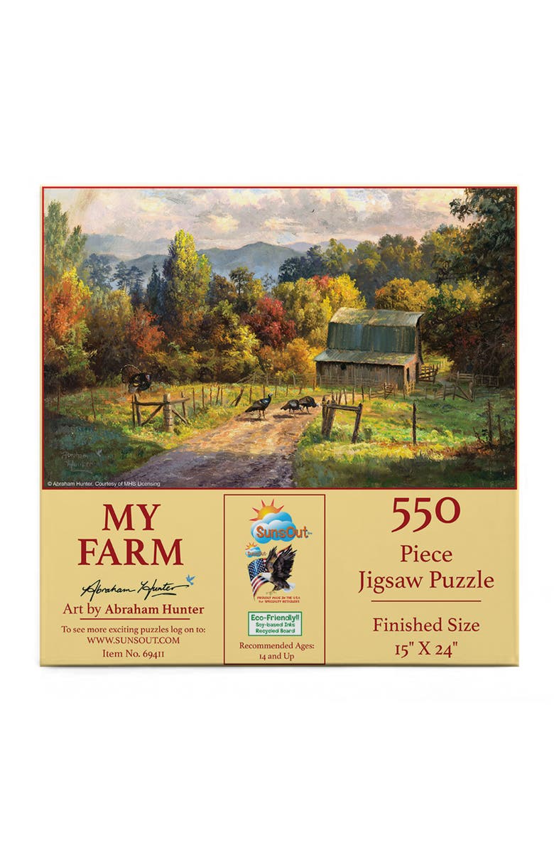 Sunsout My Farm 550 piece Jigsaw Puzzle for Adults, Alternate, color, Multicolor