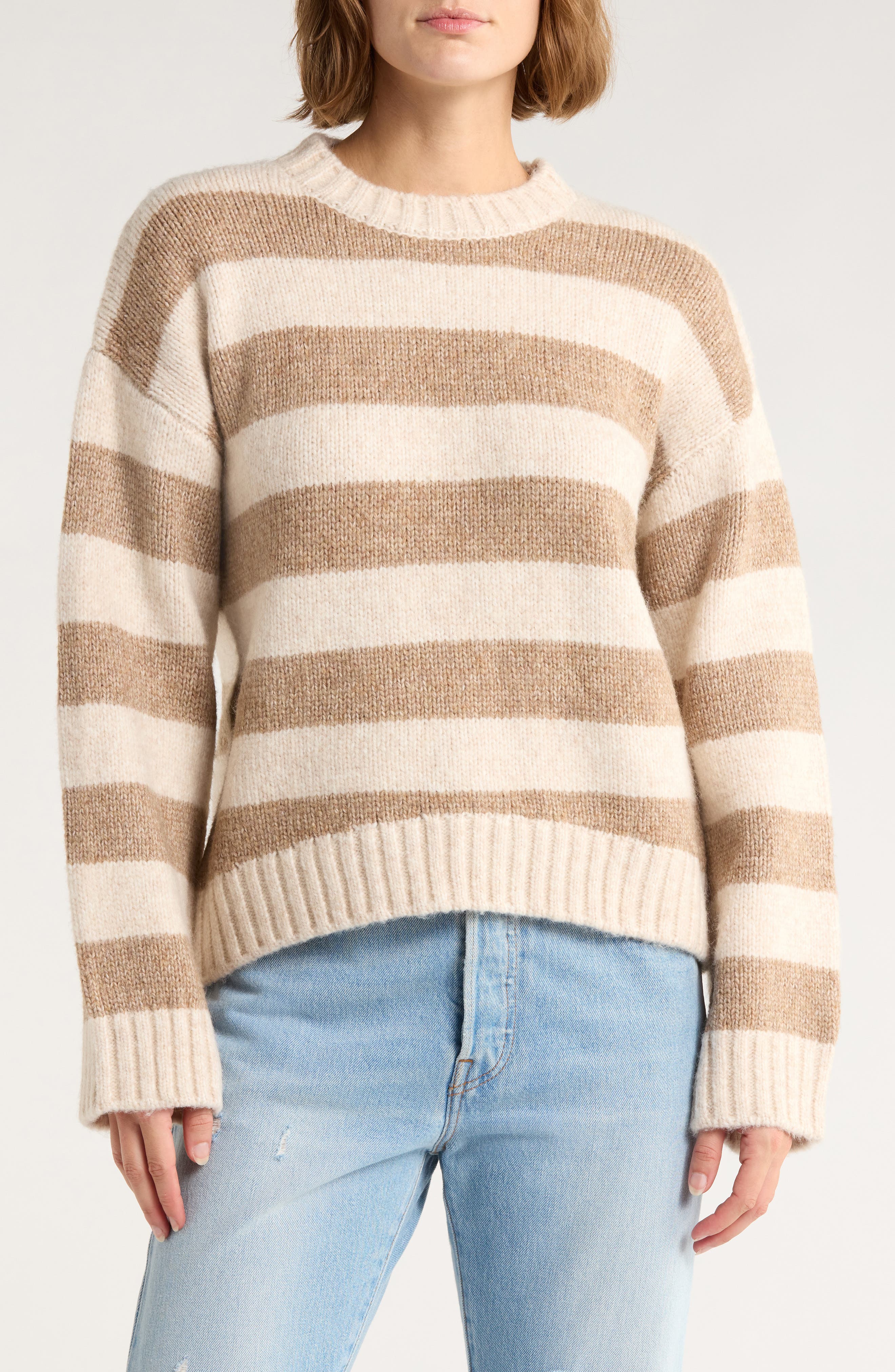 Vigoss Mossy Stripe Sweater