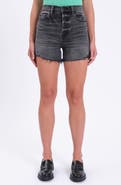 DAZE Bottom Line Cutoff Denim Shorts