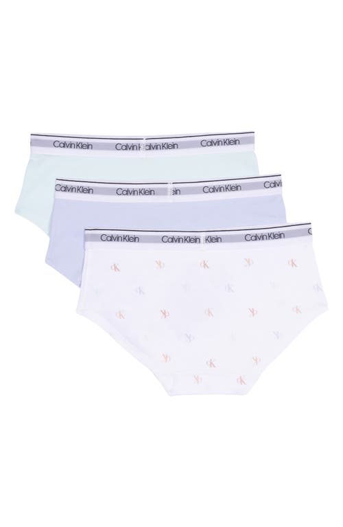 CALVIN KLEIN CALVIN KLEIN KIDS' 3-PACK HIPSTER BRIEFS