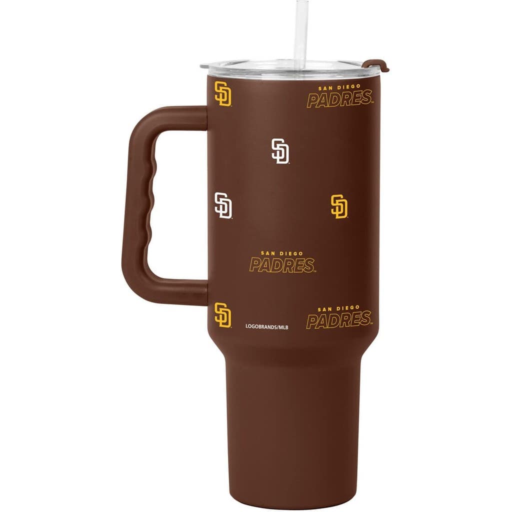 Logo Brands San Diego Padres 40oz. Step And Repeat Powder Coat Tumbler