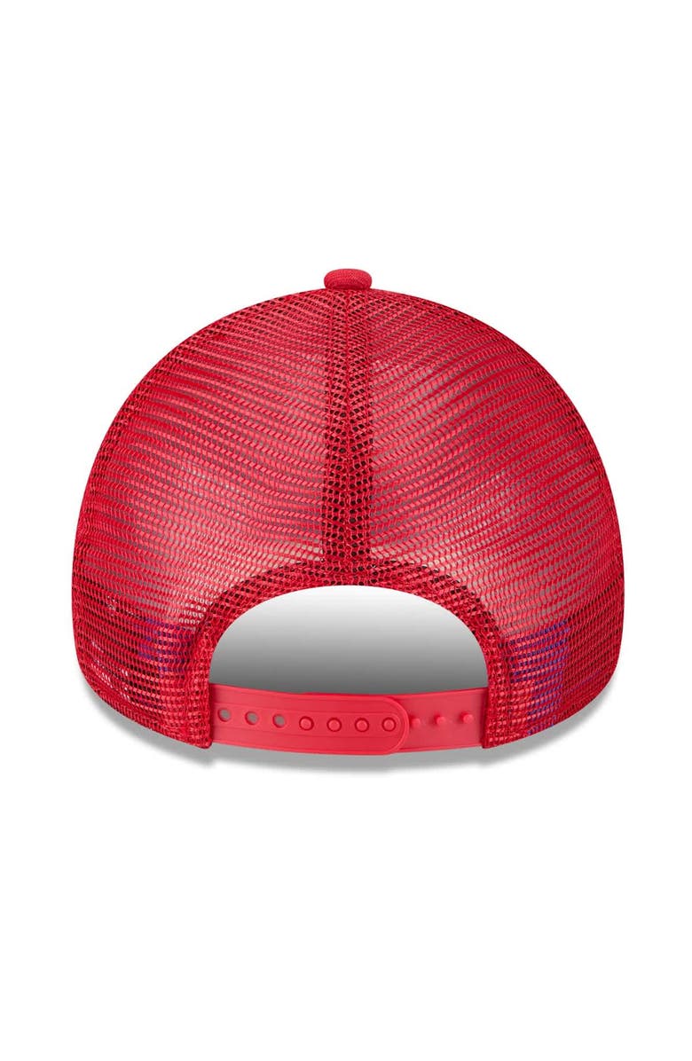 New Era Men's New Era Red Cincinnati Reds 2025 Big League Chew A-Frame 9FORTY Adjustable Trucker Hat, Alternate, color, Red